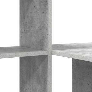 Γραφείο με ράφι Σκυρόδεμα Γκρι 131,5 x 50 x 106,5 εκ. - Pakobazaar