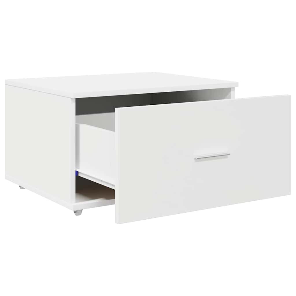 Ντουλάπι με Συρτάρια με τροχούς Λευκό 55 x 45 x 31 εκ - Pakobazaar