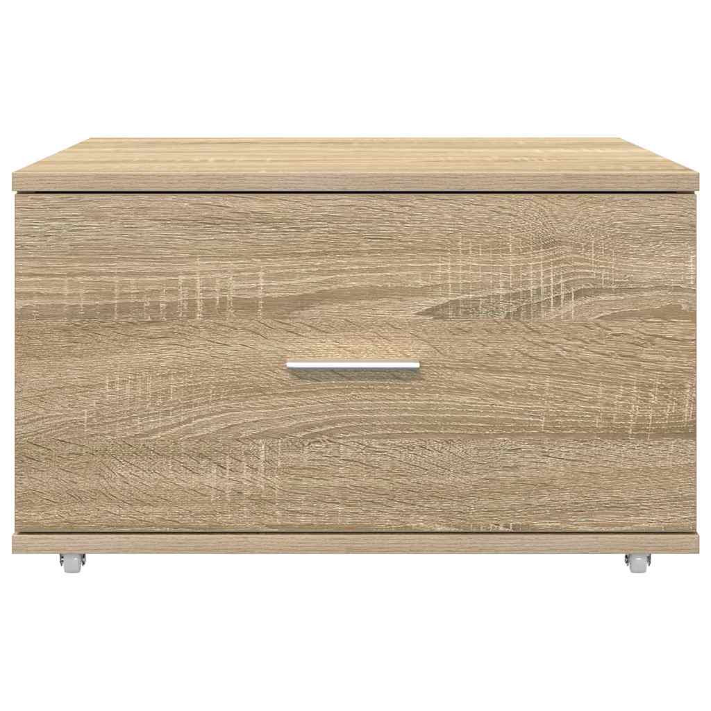 Ντουλάπι με Συρτάρια με τροχούς Δρύς Sonoma 55 x 45 x 31 εκ