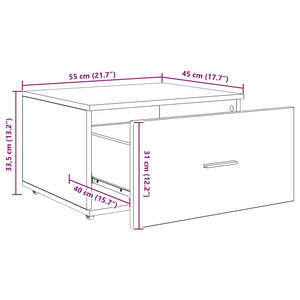 Ντουλάπι με Συρτάρια 55 x 45 x 31 εκ Δρύς Sonoma