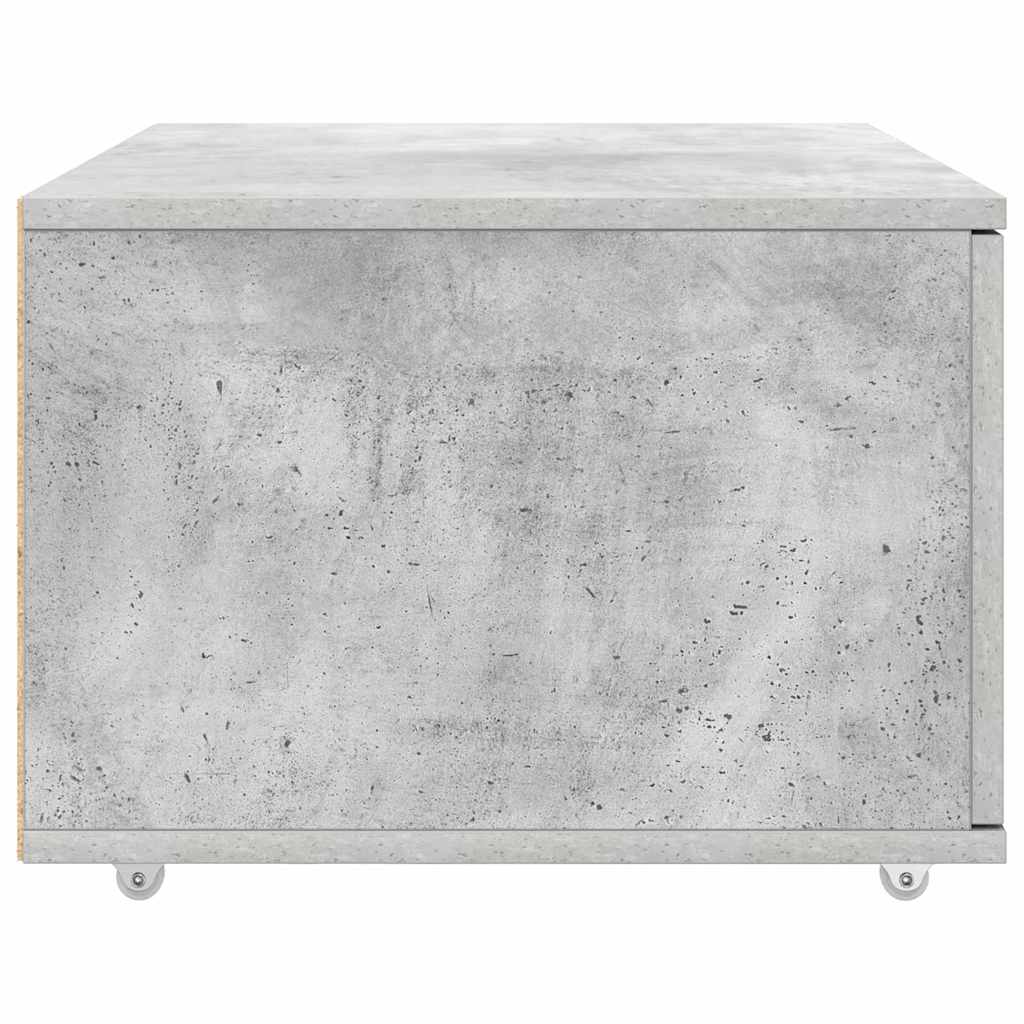 Ντουλάπι με Συρτάρια με τροχούς Σκυρόδεμα Γκρι 55 x 45 x 31 εκ