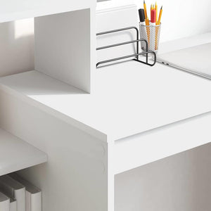 Γραφείο Λευκό Επεξεργασμένο Ξύλο 100 x 40 x 90 cm