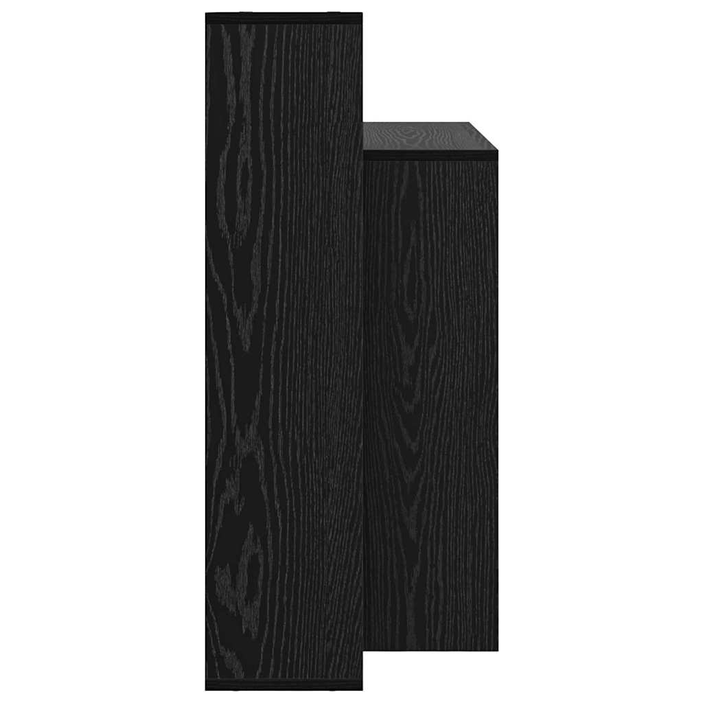 Γραφείο με ράφι Μαύρη Οξυά 100 x 40 x 90 cm Επεξεργασμένο ξύλο - Pakobazaar
