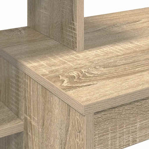 Γραφείο με ράφι Δρύς Sonoma 100 x 40 x 90 cm Επεξεργασμένο ξύλο - Pakobazaar