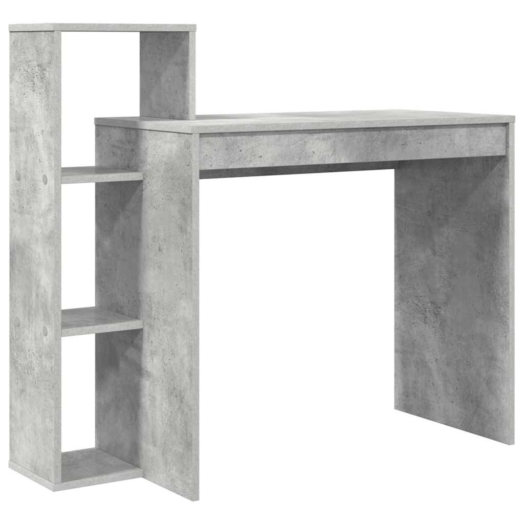 Γραφείο Σκυρόδεμα Γκρι 100 x 40 x 90 cm Επεξεργασμένο ξύλο