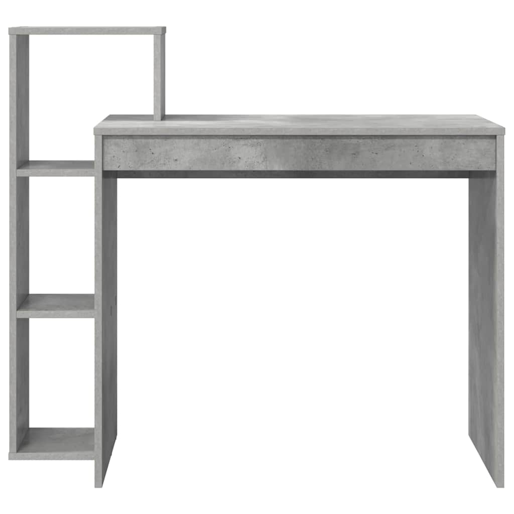 Γραφείο Σκυρόδεμα Γκρι 100 x 40 x 90 cm Επεξεργασμένο ξύλο