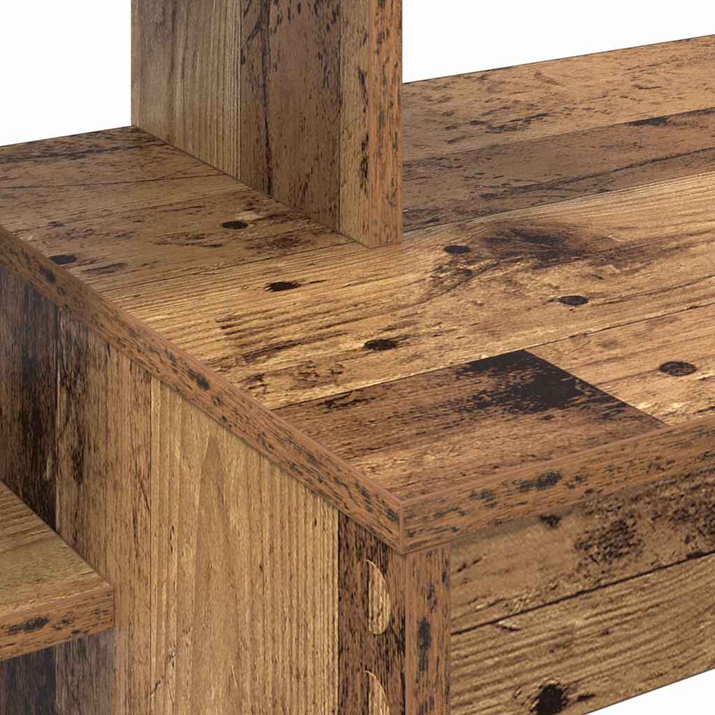 Γραφείο με ράφι Παλιό Ξύλο 100 x 40 x 90 cm Επεξεργασμένο ξύλο