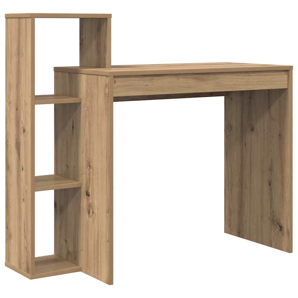 Γραφείο με ράφι Artisan Oak 100 x 40 x 90 cm Επεξεργασμένο ξύλο - Pakobazaar