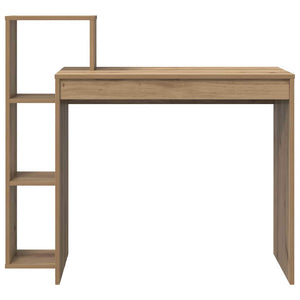 Γραφείο με ράφι Artisan Oak 100 x 40 x 90 cm Επεξεργασμένο ξύλο - Pakobazaar