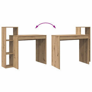 Γραφείο με ράφι Artisan Oak 100 x 40 x 90 cm Επεξεργασμένο ξύλο - Pakobazaar