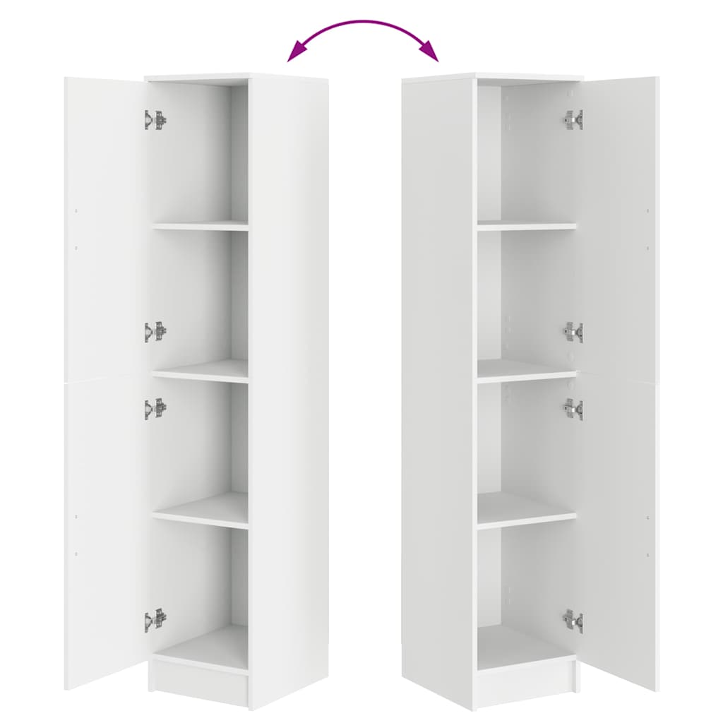 Highboard Λευκό 35 x 39 x 168 εκ.