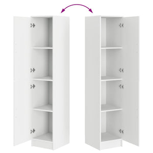 Highboard Λευκό 35 x 39 x 168 εκ.
