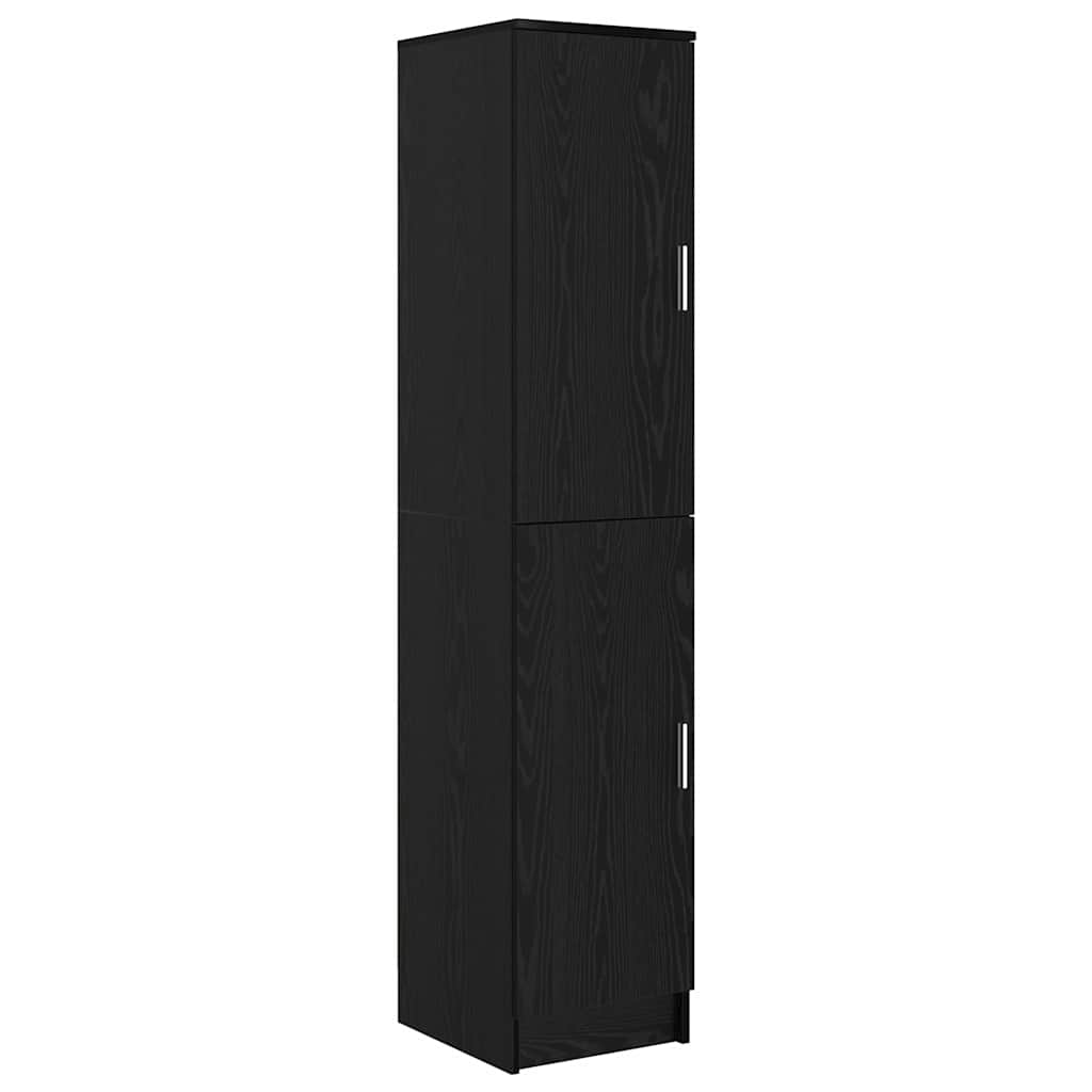Highboard Μαύρη Οξυά 35 x 39 x 168 εκ. - Pakobazaar