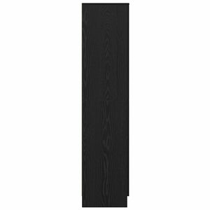 Highboard Μαύρη Οξυά 35 x 39 x 168 εκ. - Pakobazaar