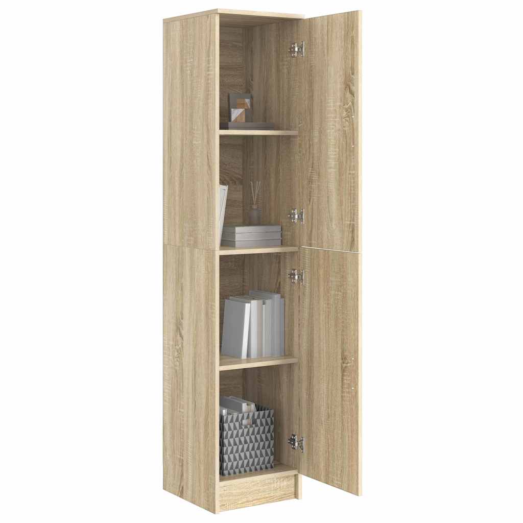 Highboard Δρύς Sonoma 35 x 39 x 168 εκ. - Pakobazaar