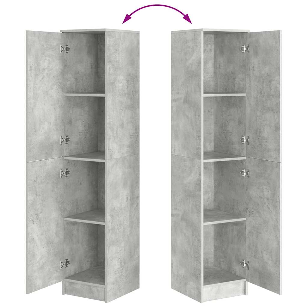 Highboard Σκυρόδεμα Γκρι 35 x 39 x 168 εκ.