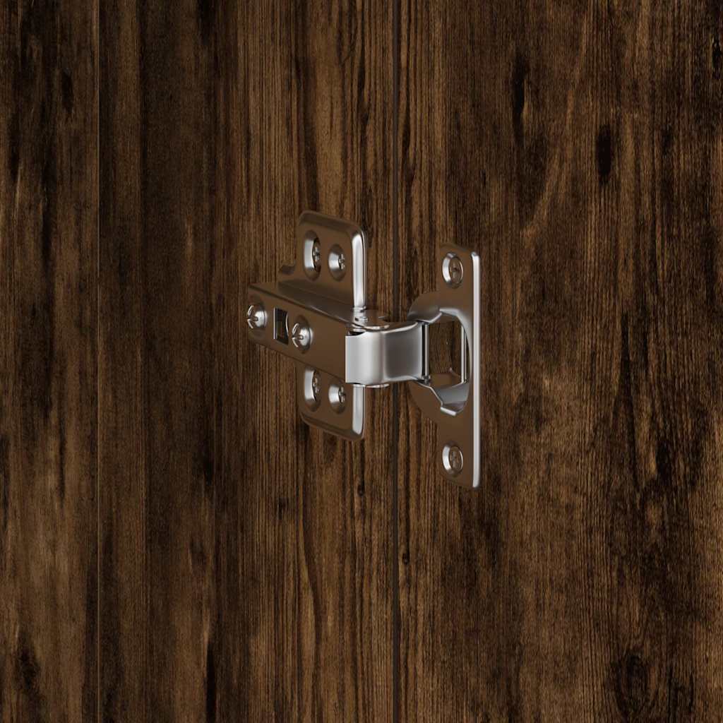 Highboard Καπνιστό Δρύς 35 x 39 x 168 εκ. - Pakobazaar