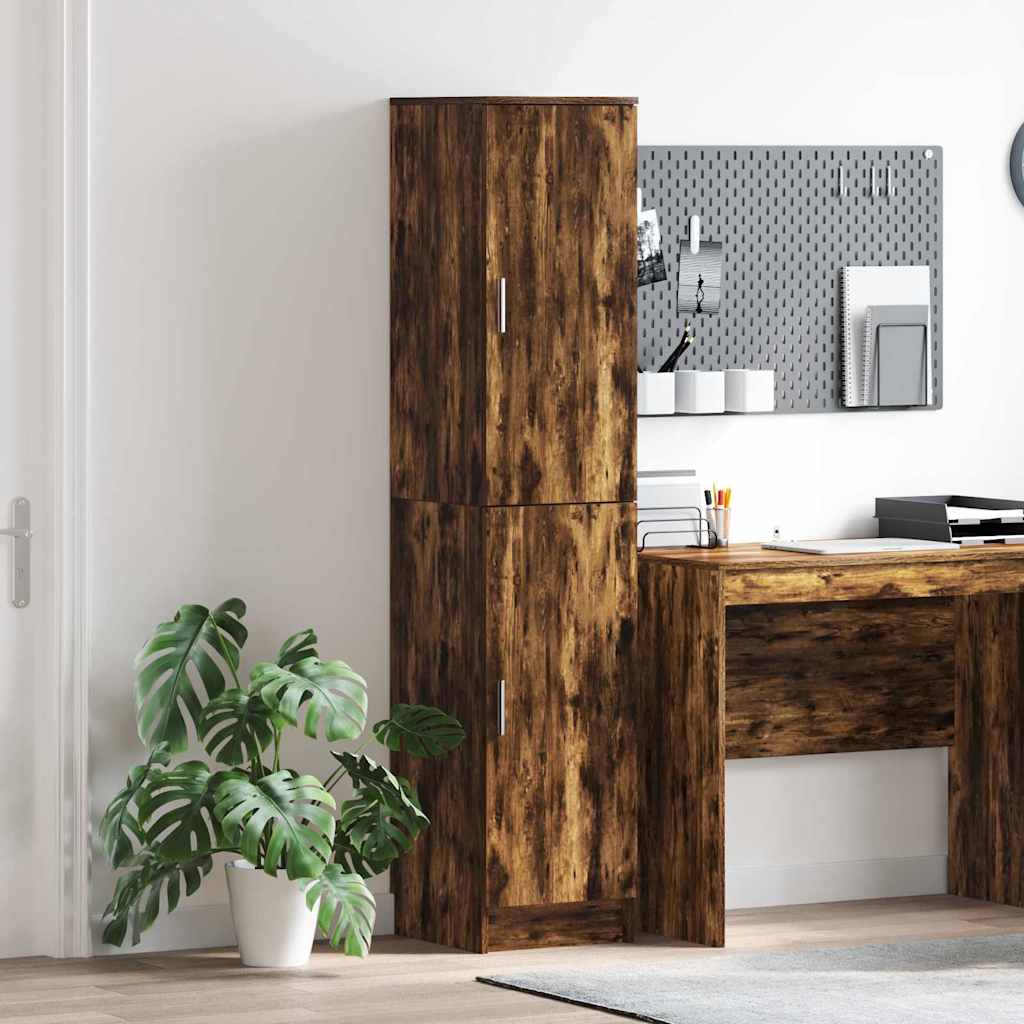 Highboard Καπνιστό Δρύς 35 x 39 x 168 εκ. - Pakobazaar