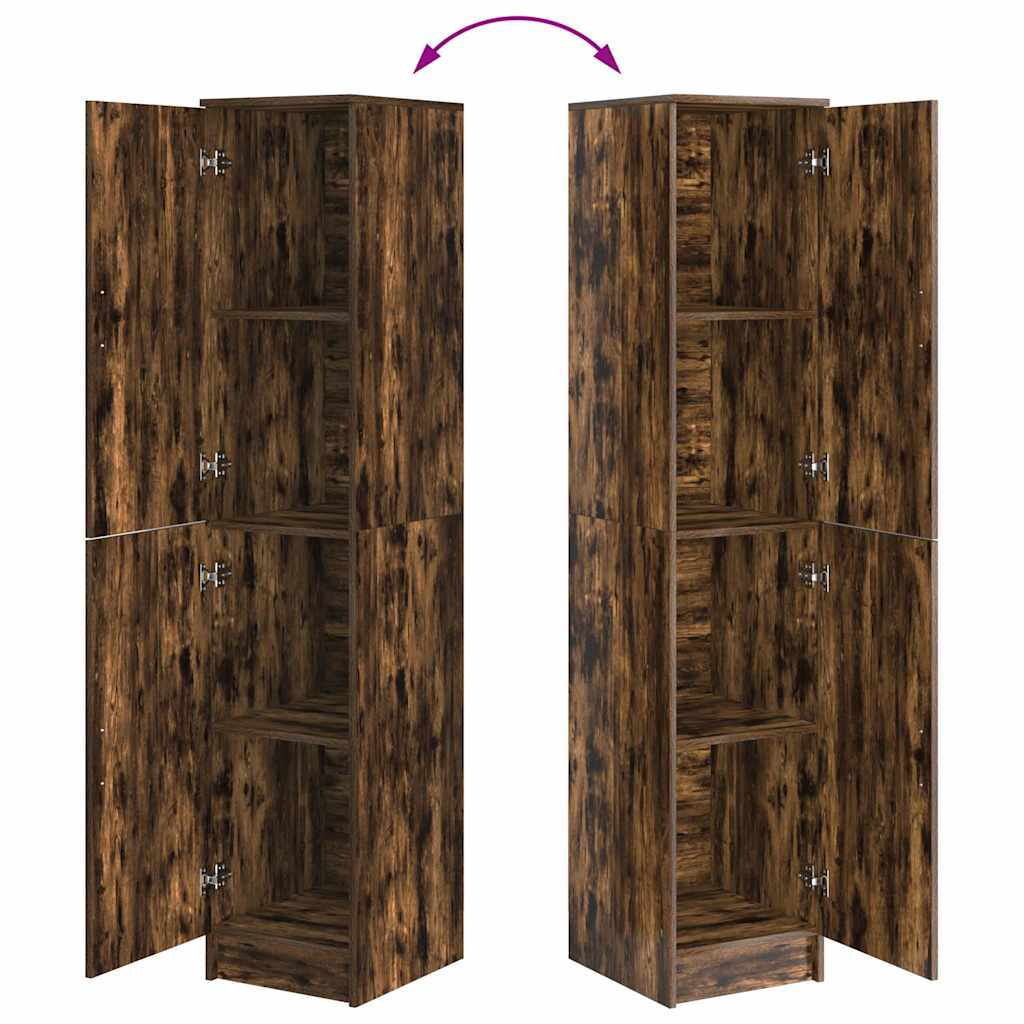 Highboard Καπνιστό Δρύς 35 x 39 x 168 εκ. - Pakobazaar