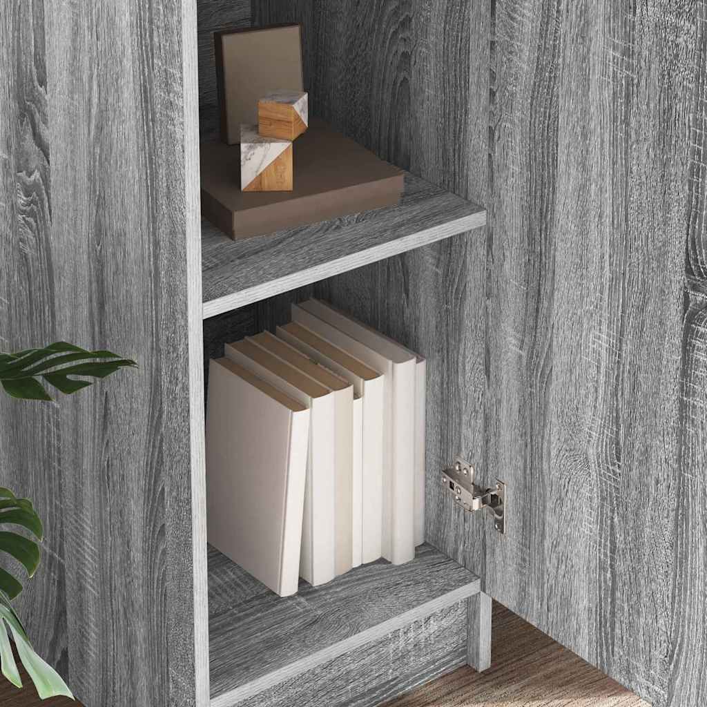 Highboard Γκρίζο Σονομα 35 x 39 x 168 εκ. - Pakobazaar