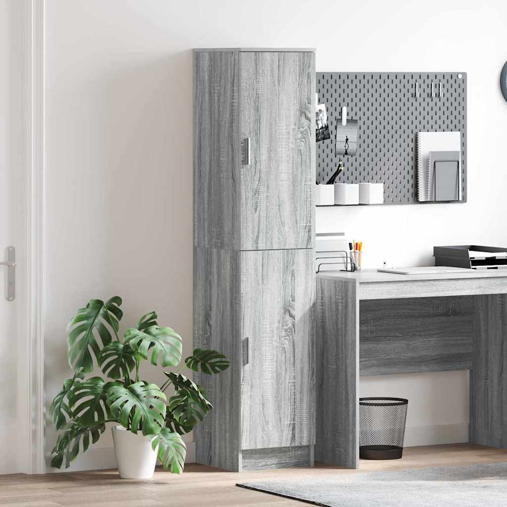 Highboard Γκρίζο Σονομα 35 x 39 x 168 εκ. - Pakobazaar