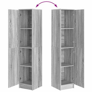 Highboard Γκρίζο Σονομα 35 x 39 x 168 εκ. - Pakobazaar