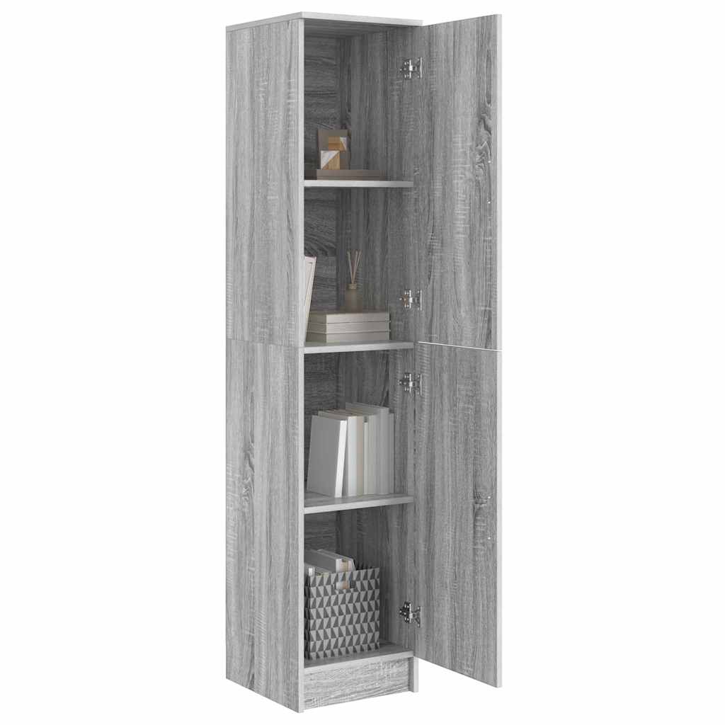 Highboard Γκρίζο Σονομα 35 x 39 x 168 εκ. - Pakobazaar