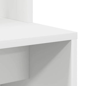 Γραφείο Λευκό Επεξεργασμένο Ξύλο 78,5 x 37 x 154,5 εκ