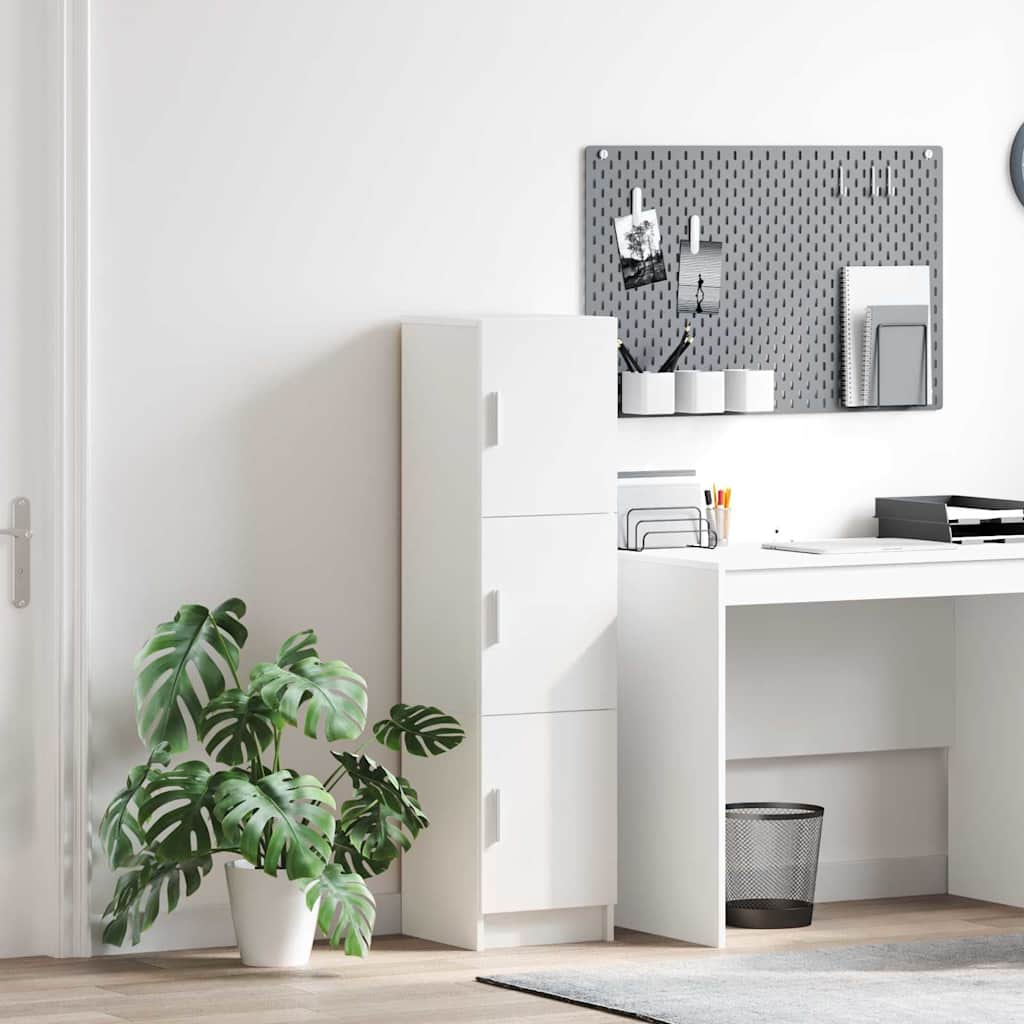 Highboard Λευκό 31.5 x 32 x 122.5 εκ - Pakobazaar