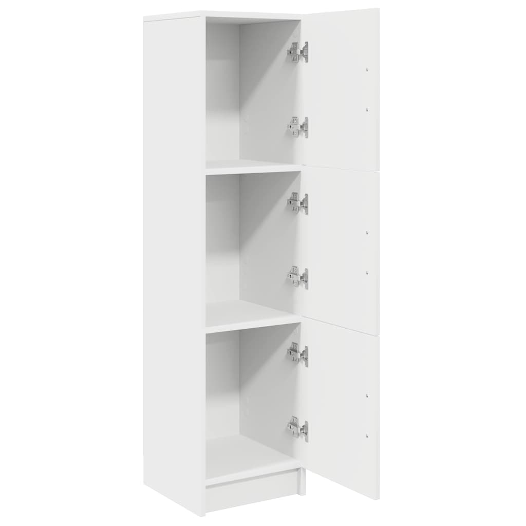 Highboard Λευκό 31.5 x 32 x 122.5 εκ - Pakobazaar