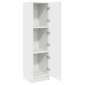 Highboard Λευκό 31.5 x 32 x 122.5 εκ - Pakobazaar