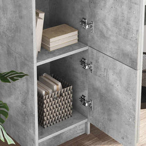 Highboard Σκυρόδεμα Γκρι 31.5 x 32 x 122.5 εκ - Pakobazaar
