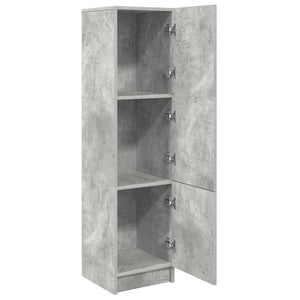 Highboard Σκυρόδεμα Γκρι 31.5 x 32 x 122.5 εκ - Pakobazaar