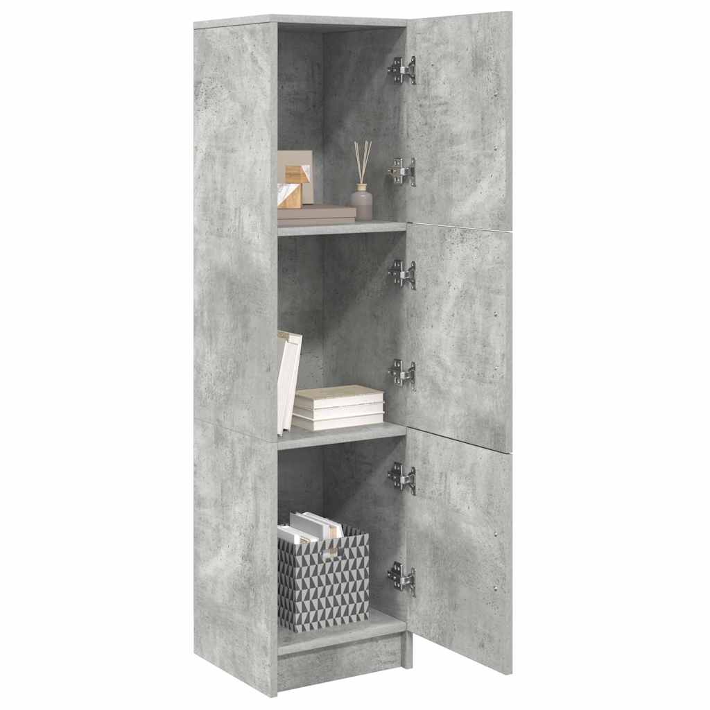 Highboard Σκυρόδεμα Γκρι 31.5 x 32 x 122.5 εκ - Pakobazaar