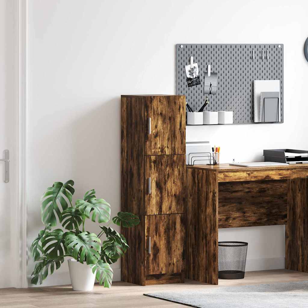 Highboard Καπνιστό Δρύς 31.5 x 32 x 122.5 εκ - Pakobazaar