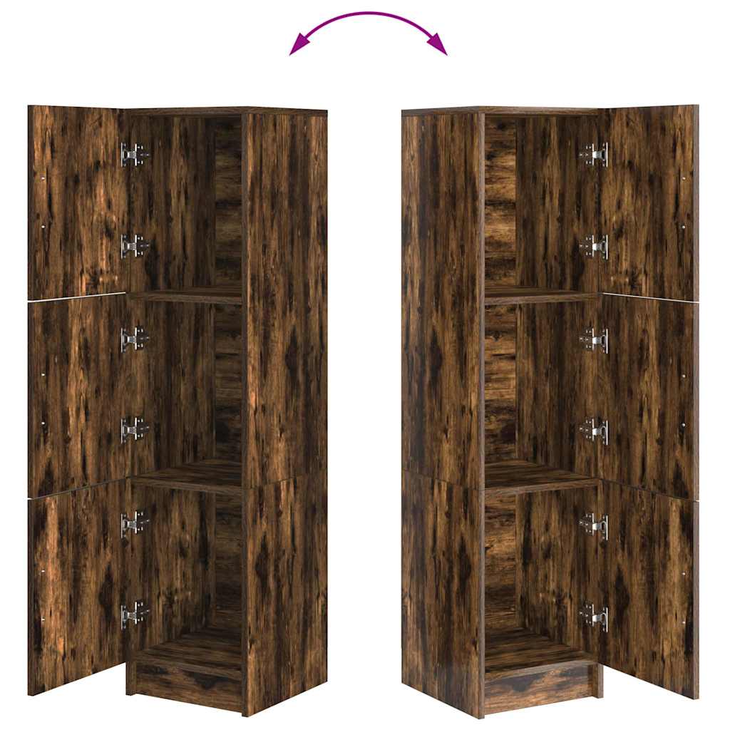 Highboard Καπνιστό Δρύς 31.5 x 32 x 122.5 εκ - Pakobazaar