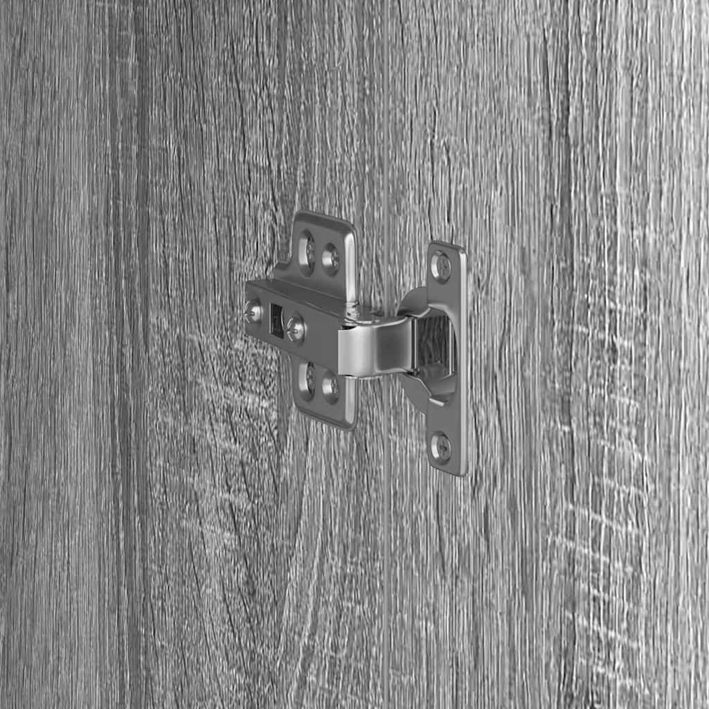 Highboard Γκρίζο Σονομα 31.5 x 32 x 122.5 εκ - Pakobazaar