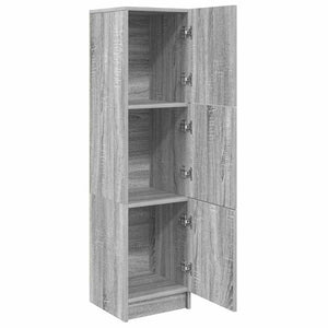 Highboard Γκρίζο Σονομα 31.5 x 32 x 122.5 εκ - Pakobazaar