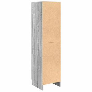 Highboard Γκρίζο Σονομα 31.5 x 32 x 122.5 εκ - Pakobazaar