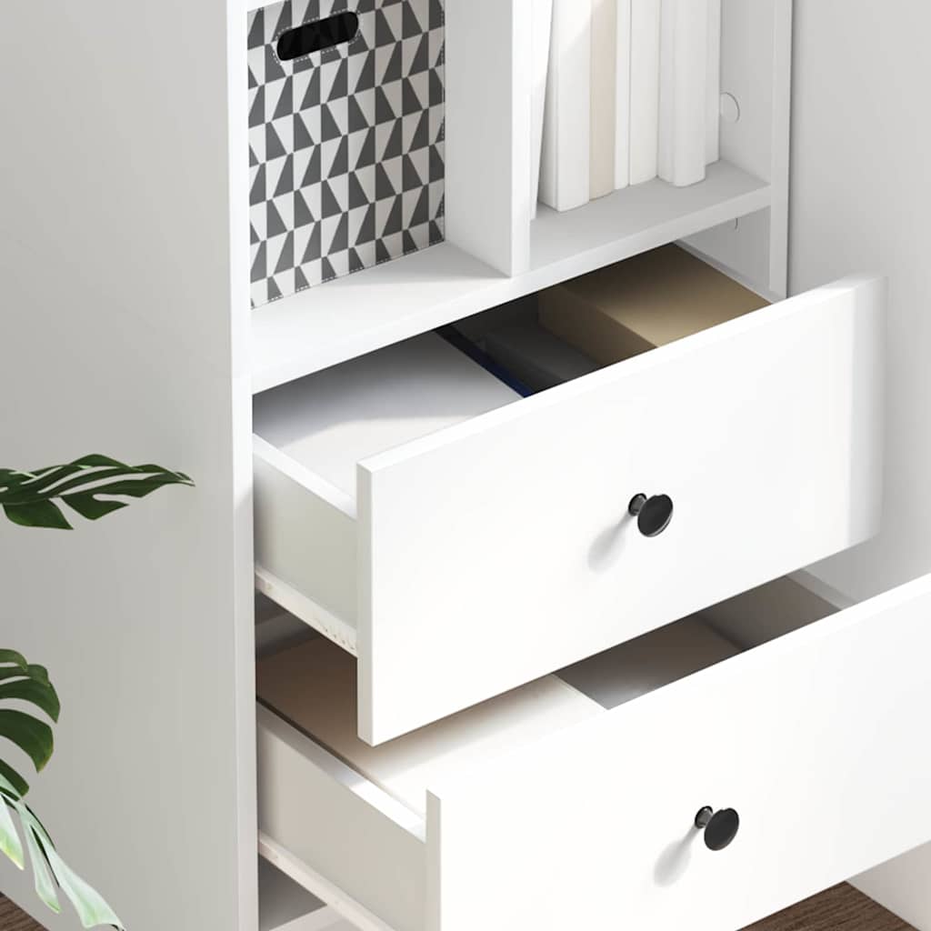 Highboard με συρτάρι Λευκό 45,5 x 34 x 127 εκ - Pakobazaar
