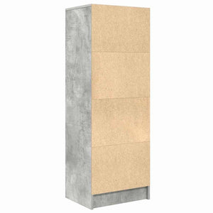 Highboard με συρτάρι Σκυρόδεμα Γκρι 45,5 x 34 x 127 εκ