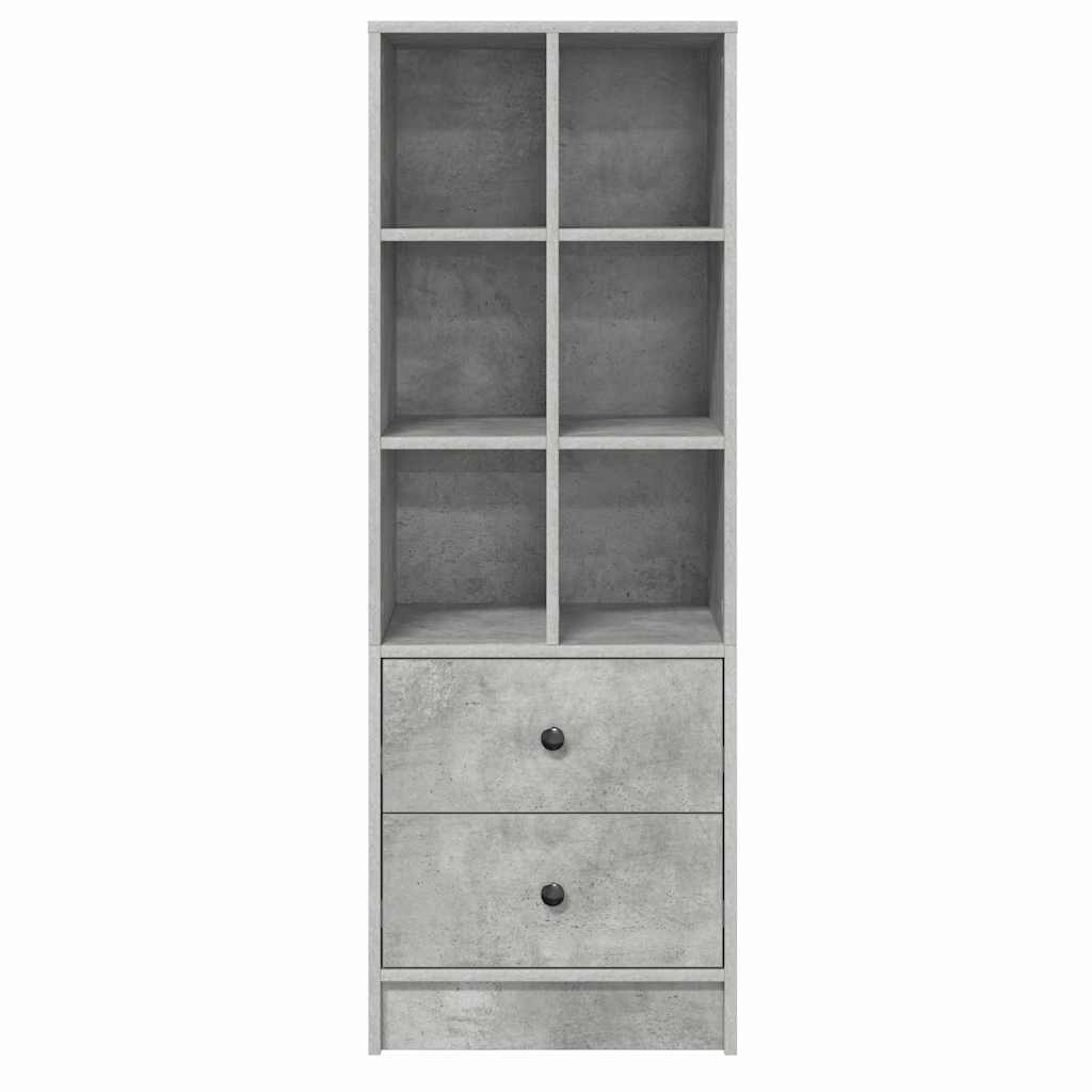 Highboard με συρτάρι Σκυρόδεμα Γκρι 45,5 x 34 x 127 εκ
