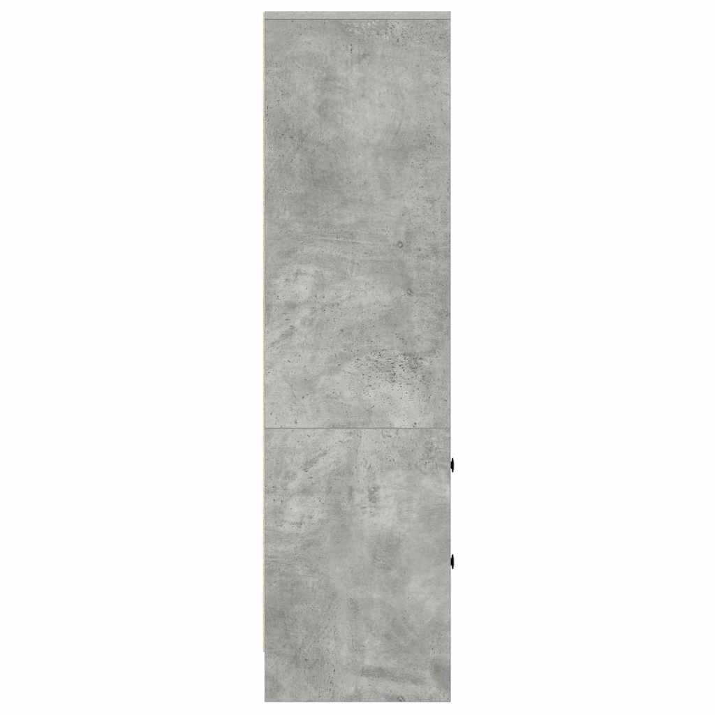 Highboard με συρτάρι Σκυρόδεμα Γκρι 45,5 x 34 x 127 εκ
