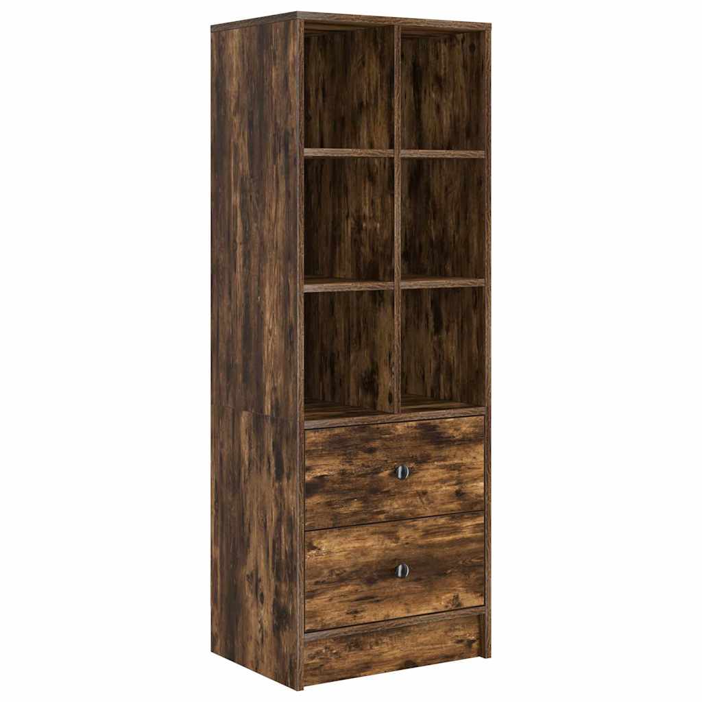 Highboard με συρτάρι Καπνιστό Δρύς 45,5 x 34 x 127 εκ - Pakobazaar