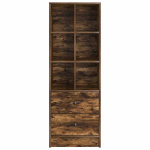 Highboard με συρτάρι Καπνιστό Δρύς 45,5 x 34 x 127 εκ - Pakobazaar