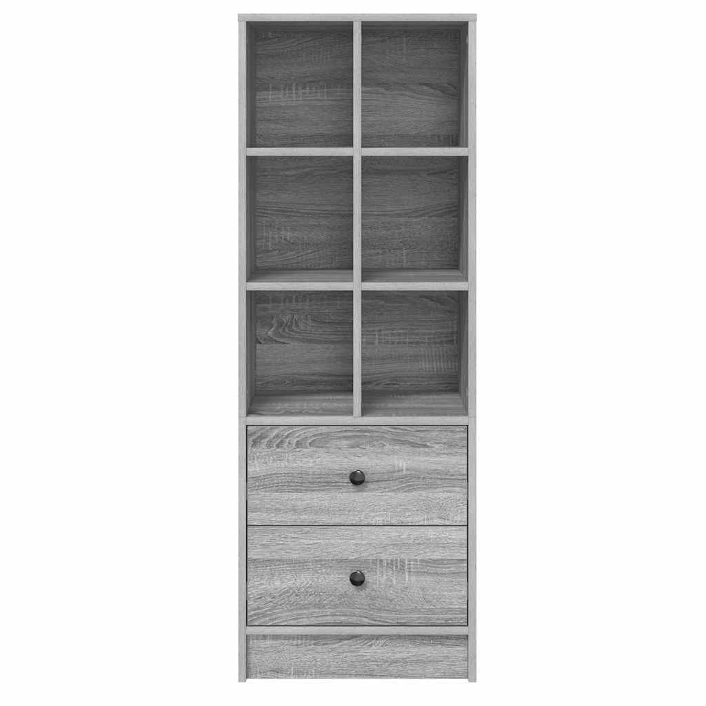 Highboard με συρτάρι Γκρίζο Σονομα 45,5 x 34 x 127 εκ