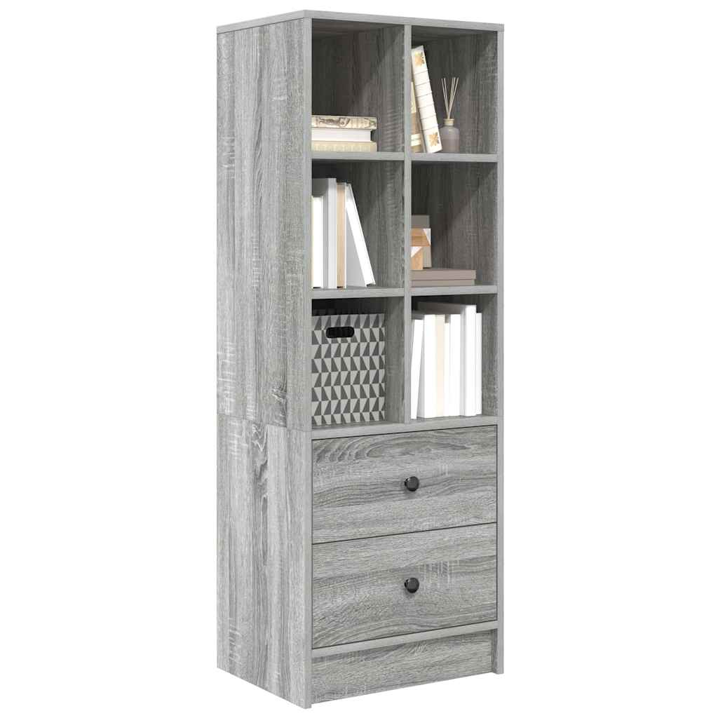 Highboard με συρτάρι Γκρίζο Σονομα 45,5 x 34 x 127 εκ