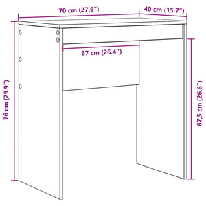 Γραφείο Παλιό ξύλο 70 x 40 x 76 εκ.
