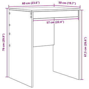 Γραφείο Σκυρόδεμα Γκρι 60 x 50 x 76 εκ. - Pakobazaar