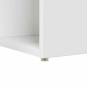 Γραφείο με ράφι Λευκό 108 x 55 x 103.5 εκ. Επεξεργασμένο ξύλο - Pakobazaar